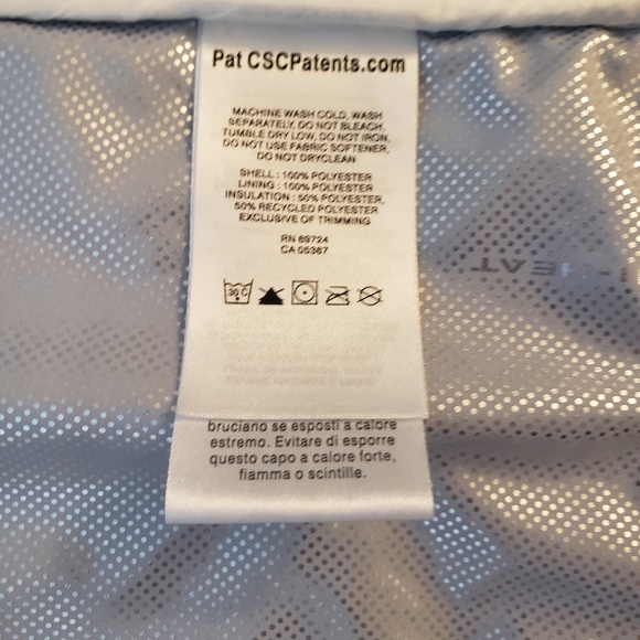 Columbia Omni-Heat Lightweight Puffer Jacket White Women's Size Medium - Picture 13 of 15